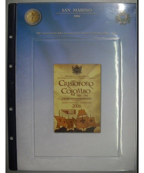 2 Euro Commemorativi 2006 Colombo