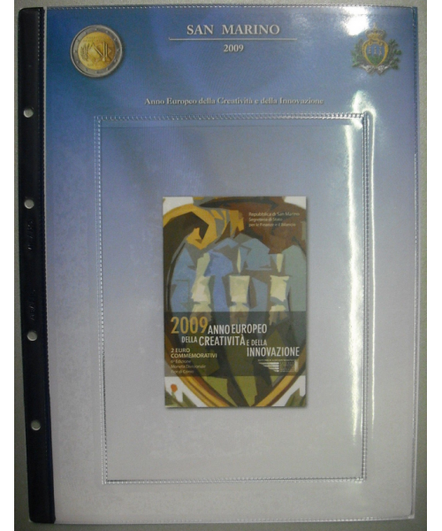 2 Euro Commemorativi 2009 Creatività e Innovazione