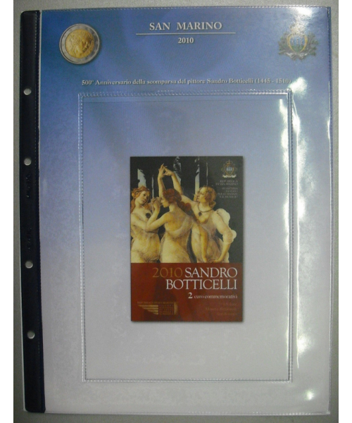 2 Euro Commemorativi 2010 Botticelli