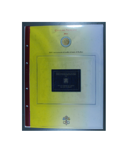 2€ Vaticano 2014: Muro di Berlino