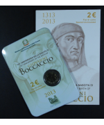 Italia: 2€ Comm. 2013. Giovanni Boccaccio in folder