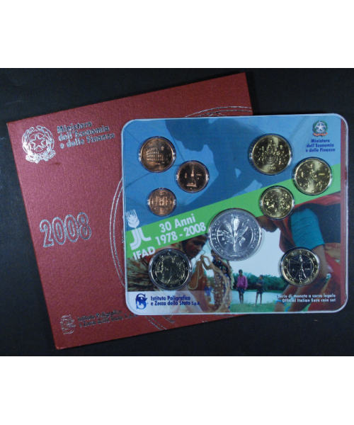 Italia: Divisionale Euro 2008 con 5€ in argento