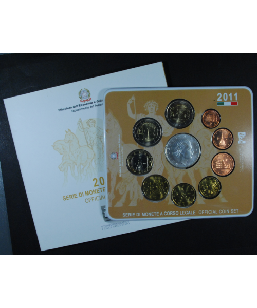 Italia: Divisionale Euro 2011 con 5€ in argento