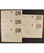 Vaticano 2004: Cart. postali. San Nilo. 5 cartoline, usate