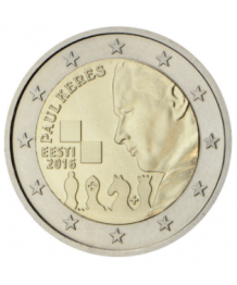 2€ Comm. 2016 Estonia '100° nascita di Paul Keres' FDC