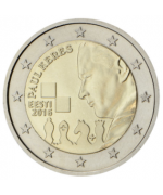 2€ Comm. 2016 Estonia '100° nascita di Paul Keres' FDC