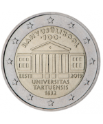 2€ Comm. 2019 Estonia '100° dell'Università di Tartu' FDC