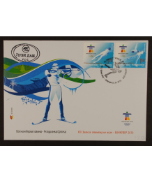 Bosnia Serba: Vancouver 2010, 2 valori su FDC