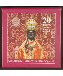 Vaticano: 2021 20€ in rame 'Arte e fede - San Pietro' in cofanetto