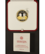 Vaticano: 2021 5€ in argento/oro '50° associazione S. Pietro e Paolo' in cofanetto