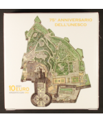 Vaticano: 2021 10€ in argento/oro '75° Unesco' in cofanetto