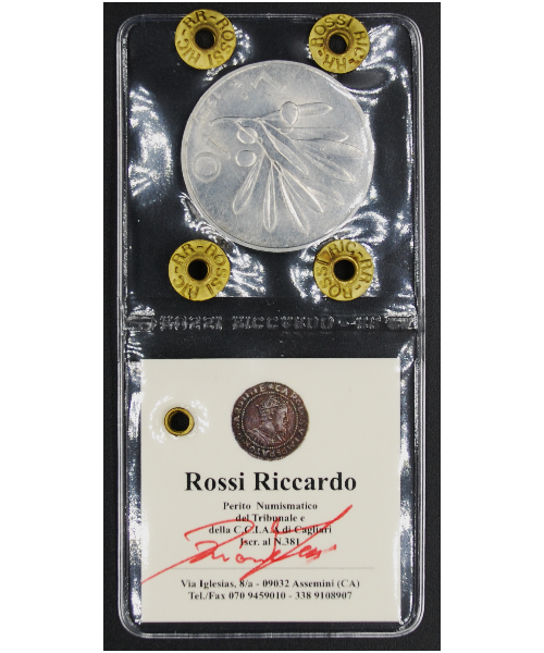 Italia 1950: 10 Lire Ulivo FDC Periziata