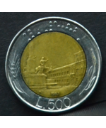 Italia 1983: 500 Lire Bicolore bimetallico FDC