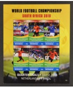 Micronesia: "Sud Africa 2010", MF di 6 valori, integri