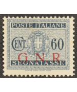 R.S.I. 1943: Segnatasse G.N.R. 60c. Brescia