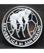San Marino 2004: 5€ Mondiali di Calcio 2006 Proof, moneta sciolta