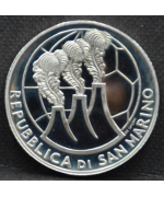 San Marino 2004: 10€ Mondiali di Calcio 2006 Proof, moneta sciolta