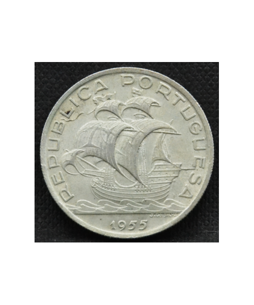 Portogallo 1955: 10 Escudos &#039;D/ Veliero Portoghese&#039;