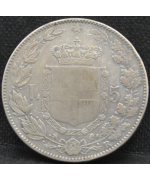Umberto I 1879: 5 Lire, 2° tipo. Roma BB