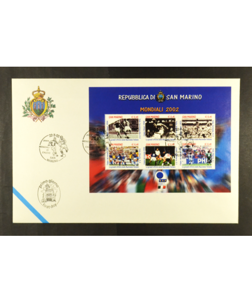 San Marino 2002: BF &#039;Mondiali Giappone - Corea&#039; FDC