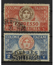 Eritrea 1924: Espressi, usati