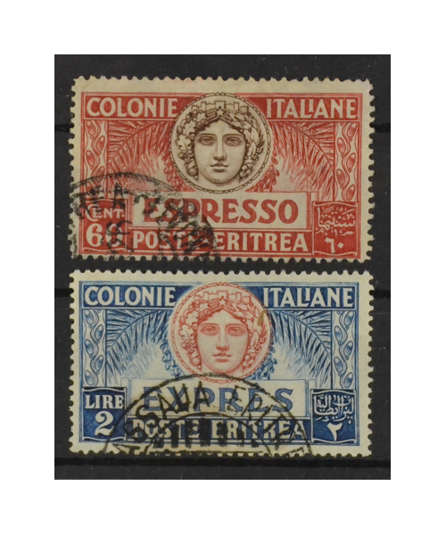 Eritrea 1924: Espressi, usati