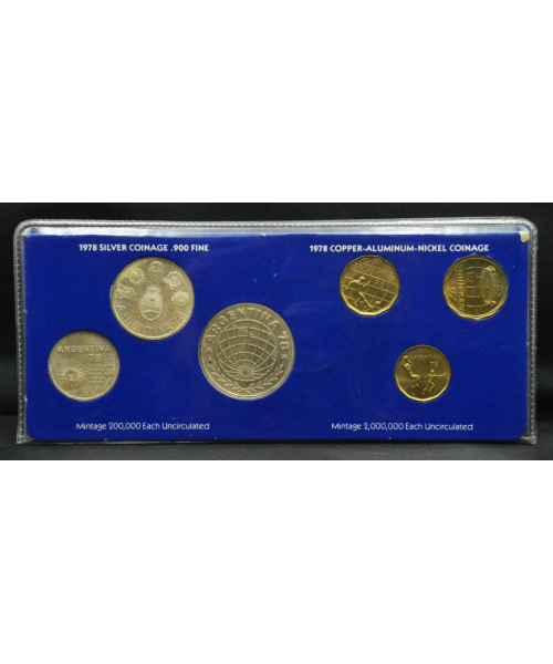 Argentina 1978: Mondiali di calcio Argentina'78 Silver Coin Set
