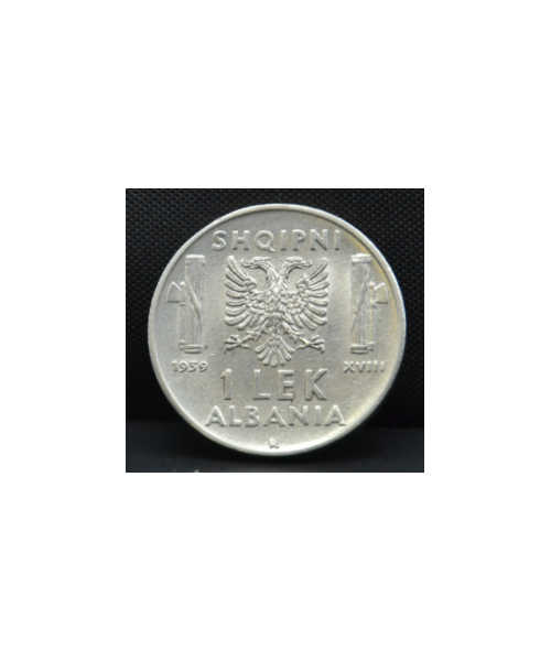 Vitt. Em. III 1939: 1 Lek XVIII Roma qFDC