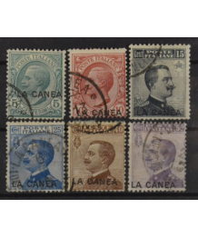 La Canea 1907/12: Soprastampati, usati