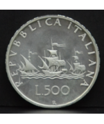 Italia 1990: 500 Lire Caravelle PROOF