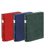 Raccoglitore Rosso con 20 tasche a due settori