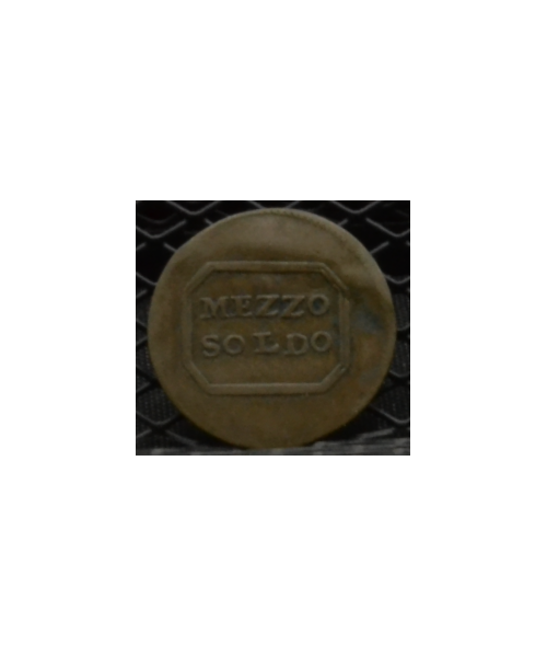 Regno d'Etruria, Carlo Ludovico: 1/2 Soldo 1805 Legenda grande BB