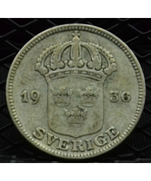 Svezia, Gustaf V (1907/1950): 50 Ore 1936 BB