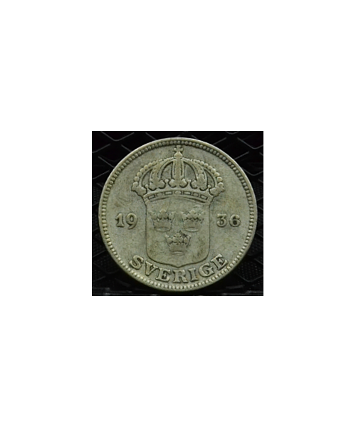 Svezia, Gustaf V (1907/1950): 50 Ore 1936 BB
