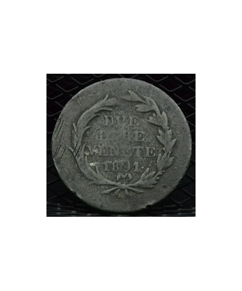 Provincia Veneta, Francesco II (1797/1805): 2 Lire Mistura 1° tipo 1801 MB