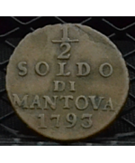 Lombardia, Francesco II (1792/1800): 1/2 scudo 1793 BB+