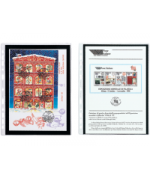 Raccoglitore Rosso con 20 tasche a due settori