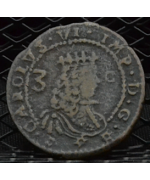 Cagliari, Carlo VI (1707/40) 3 Cagliaresi 1713 BB