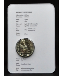 Italia: 2016 5€ 150° Corpo Militare Croce Rossa FDC