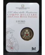 Italia: 2016 5€ 150° Corpo Militare Croce Rossa FDC