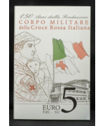 Italia: 2016 5€ 150° Corpo Militare Croce Rossa FDC