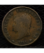 Napoleone I (1805/1814): 1 Soldo 1813 Milano MB/BB