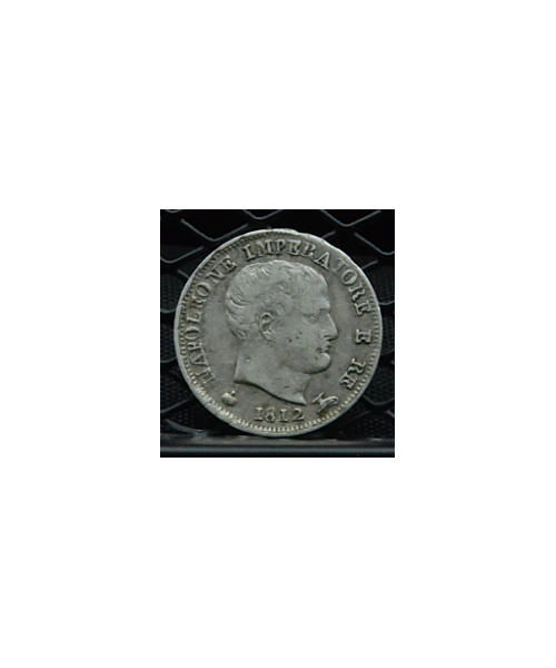 Napoleone I Re d'Italia 1812: 5 Soldi 1812 Milano qBB