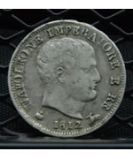 Napoleone I Re d'Italia 1812: 5 Soldi 1812 Milano qBB