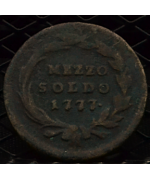 Lombardia-Maria Teresa (1778/1780): 1/2 Soldo in rame 1777 MB