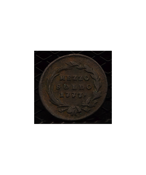 Lombardia-Maria Teresa (1778/1780): 1/2 Soldo in rame 1777 BB