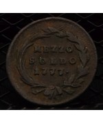 Lombardia-Maria Teresa (1778/1780): 1/2 Soldo in rame 1777 BB