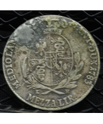 Lombardia-Giuseppe II (1780/1790): 1/2£ 1783 B forata