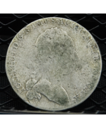 Lombardia-Giuseppe II (1780/1790): 1/2£ 1783 B forata