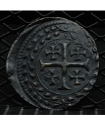 Mantova, Ferdinando Gonzaga (1615-26): Grosso con croce di Gerusalemme BB+